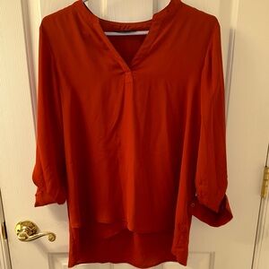 Vera Wang Rust Blouse